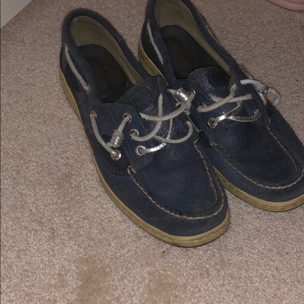 Blue Sperry Boat shoes